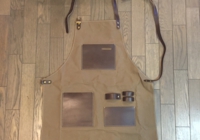 作業用革製エプロン